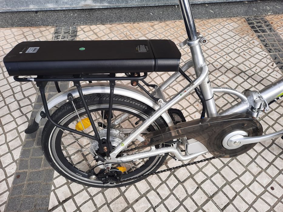 Bicicleta dobrável alumínio eléctrica