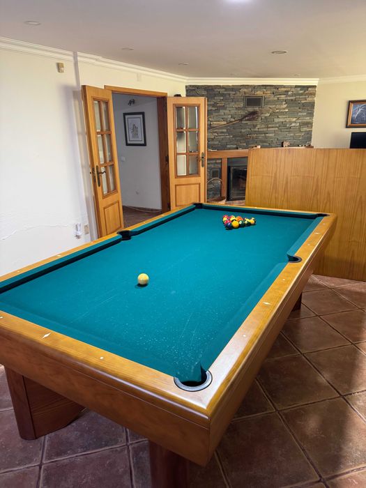 Mesa Snooker/Bilhar Madeira- Modelo Mozart