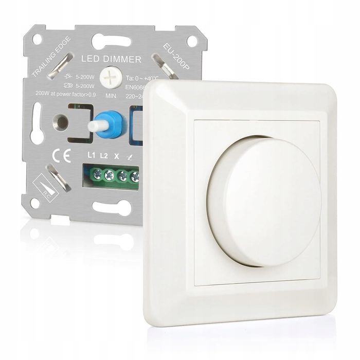 Obrotowy ściemniacz LED 220–240 V, 3–100 W/10–300 W