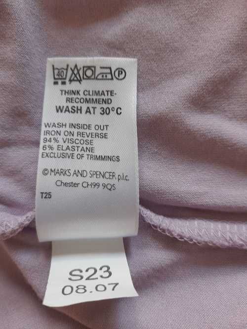 Bluzka M&S fioletowa 46/48