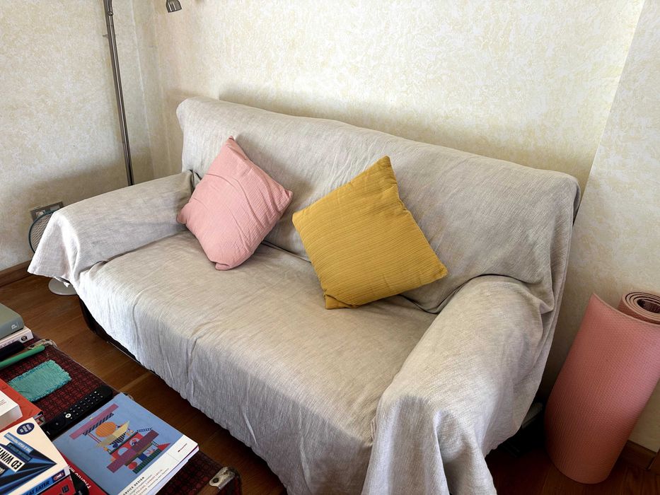 Sofa cama castanha