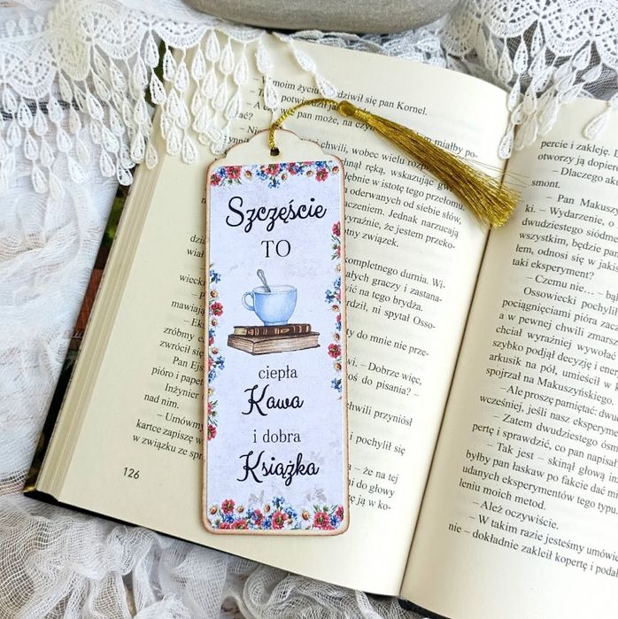 Zakładka do książki ręcznie robiona