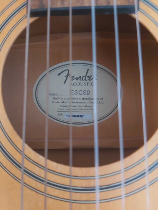 Gitara klasyczna Fender ESC80 3/4