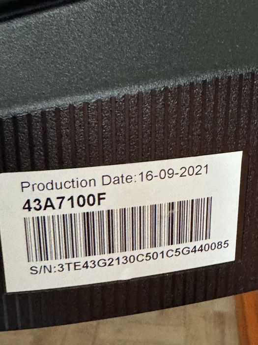 Televisao HISENSE 43A7100F