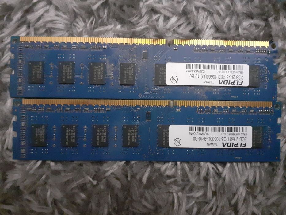 Kości ram ddr3 2x2gb