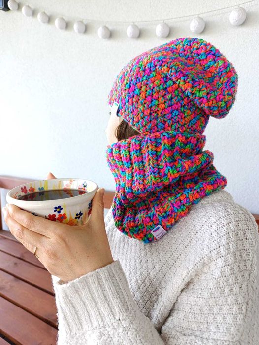 Mitenki / rękawiczki na szydełku