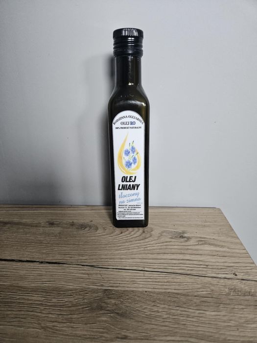 Olej lniany tłoczony na zimno 250ml