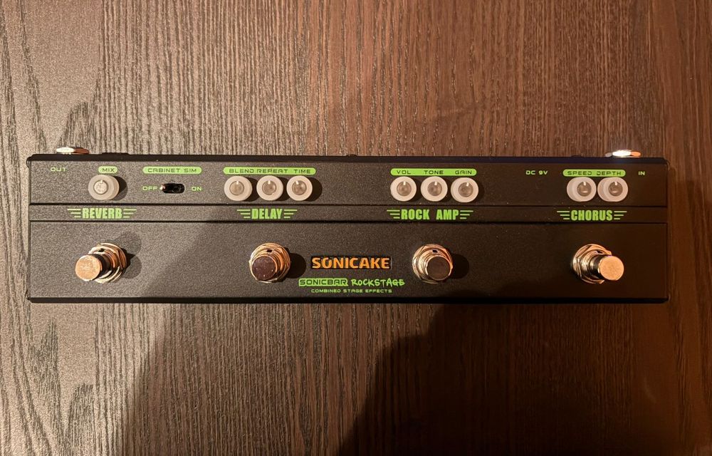 Pedal de Guitarra SONICAKE RockStage Multi effects