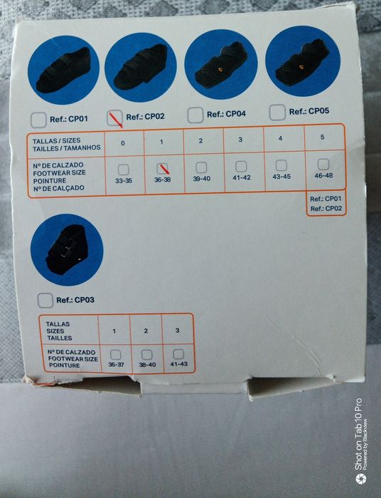 Sapato pós operatório c/ tacão 36/38  Orliman