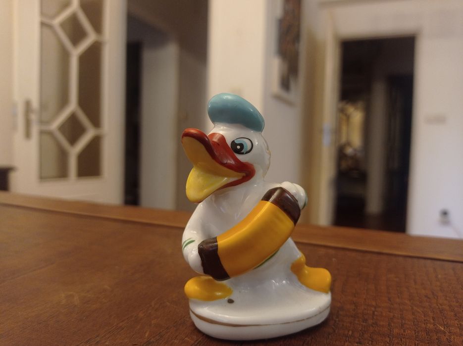 Patinhos músicos em porcelana