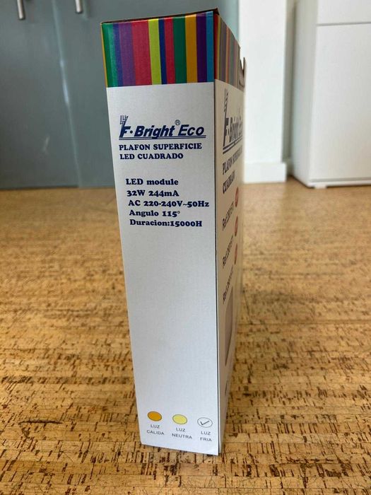 Painel LED F-Bright Eco 33x33cm 32w 4300LM