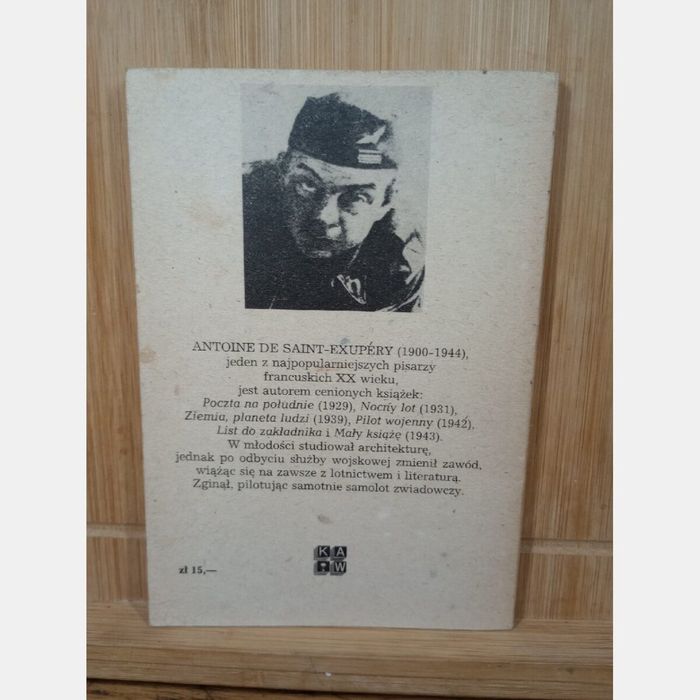 Nocny lot. Antoine de Saint-Exupery