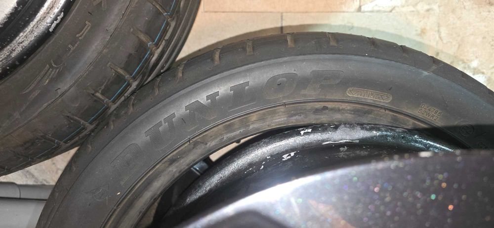 Jantes 17" + 2 Pneus Dunlop Novos