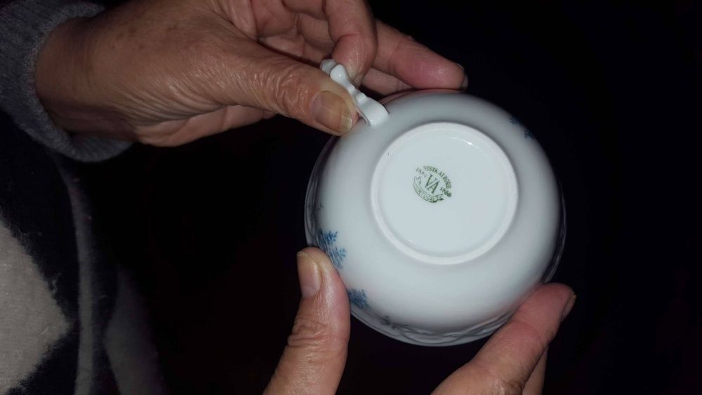 Serviço de chá de 15 peças vista alegre