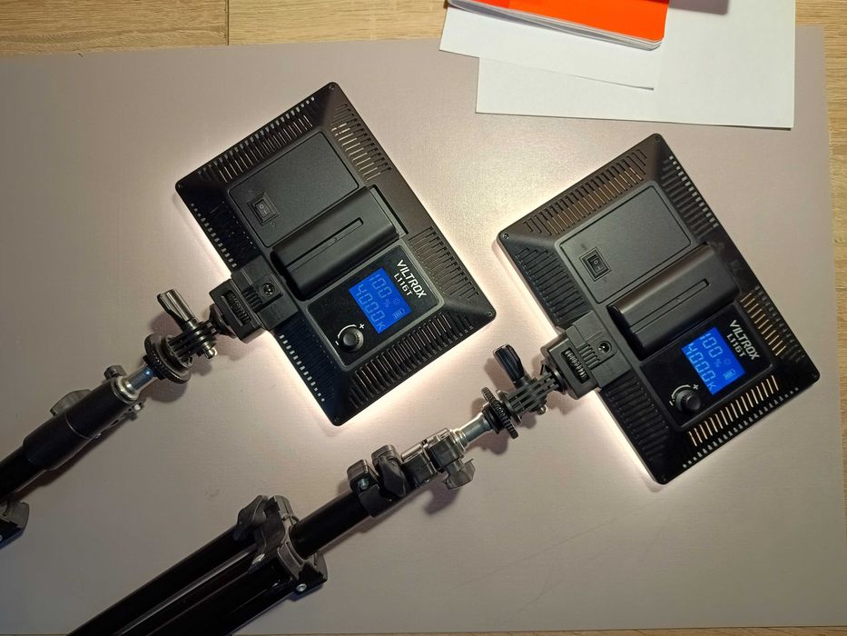 Lampy Viltrox L116T x2 + akcesoria