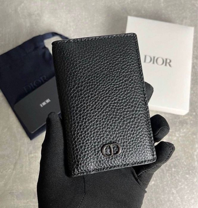 Картхолдер Christian Dior Icon CardHolder шкіряний louis loro мужской