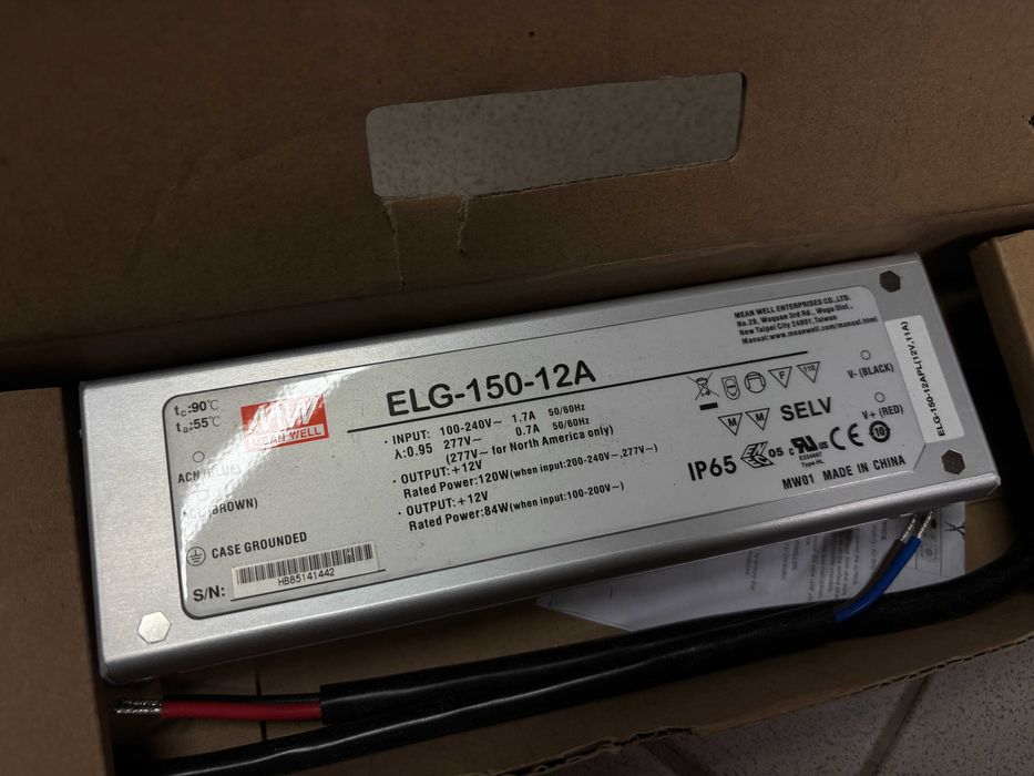 Zasilacz MEAN WELL ELF-150-12A - NOWY!!!