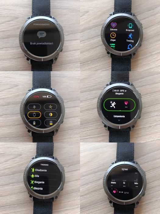 Smartwatch ZEBLAZE Stratos 3 Czarny GPS