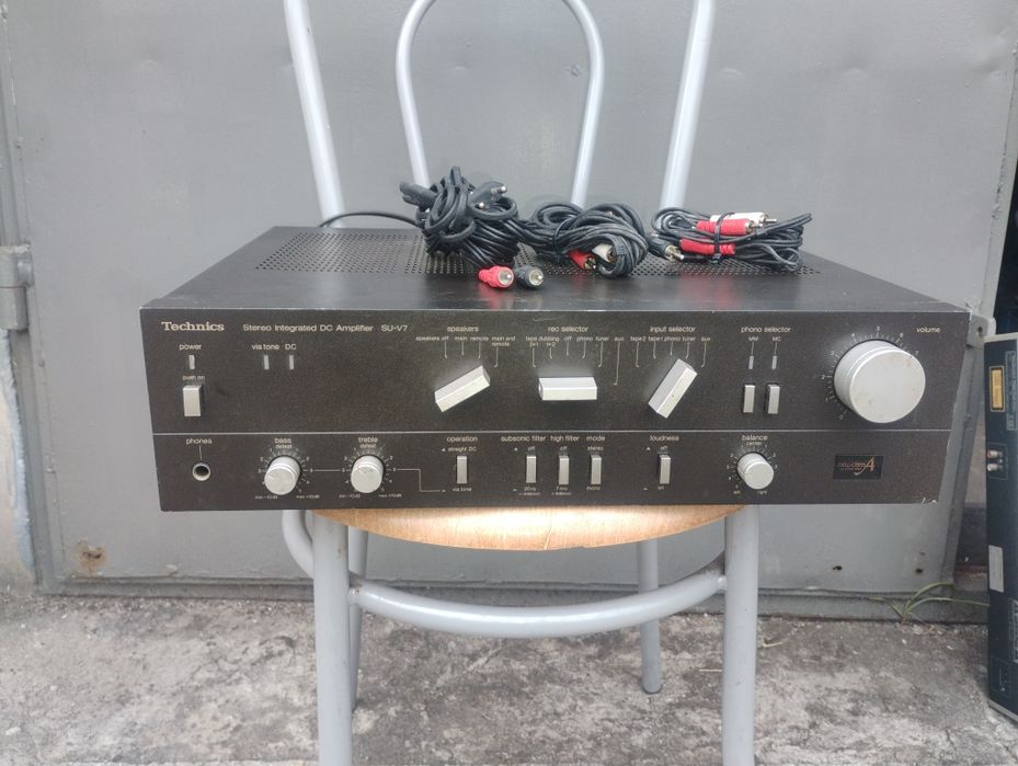 Technics SU-V7 wzmacniacz + CD SL-P210 GRATIS – Made in Japan