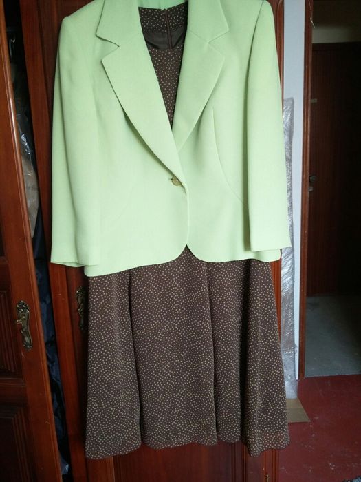 Vestido e casaco