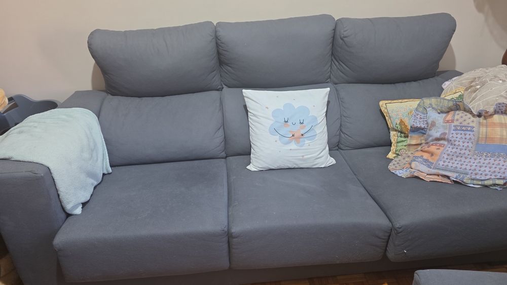 Sofá de 3 lugares com um sofa de oferta