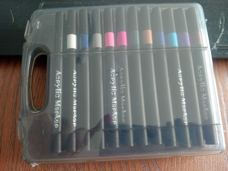 Marcadores de Tinta Acrílica (Estojo 24 Cores)