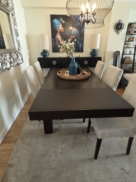 Extendable Solid Wood Table488138459736320004