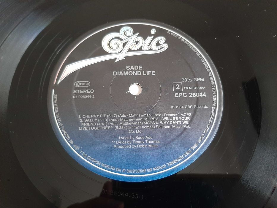 Sade - Diamond Life - Europa - Vinil LP