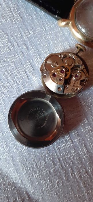 Zegarek zabytkowy BENRUS DATA 10K R.G.P. 17 Jewels antyk.