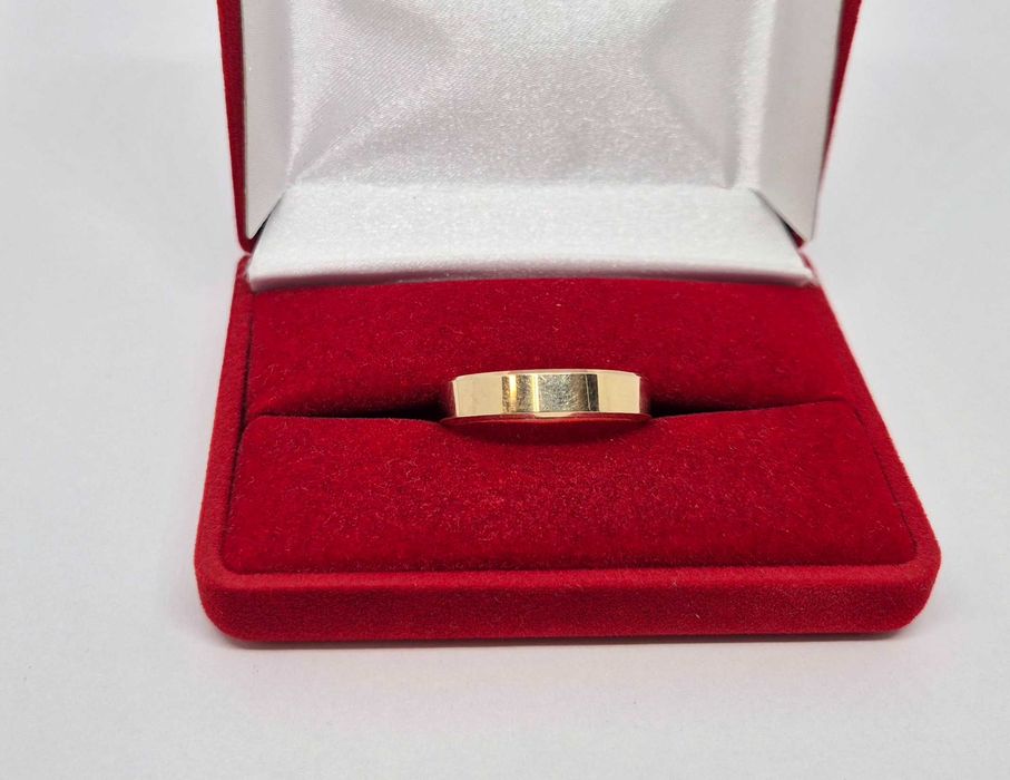 Obrączka złota 5,23g, złoto 14 KT, Komis Jasło Czackiego