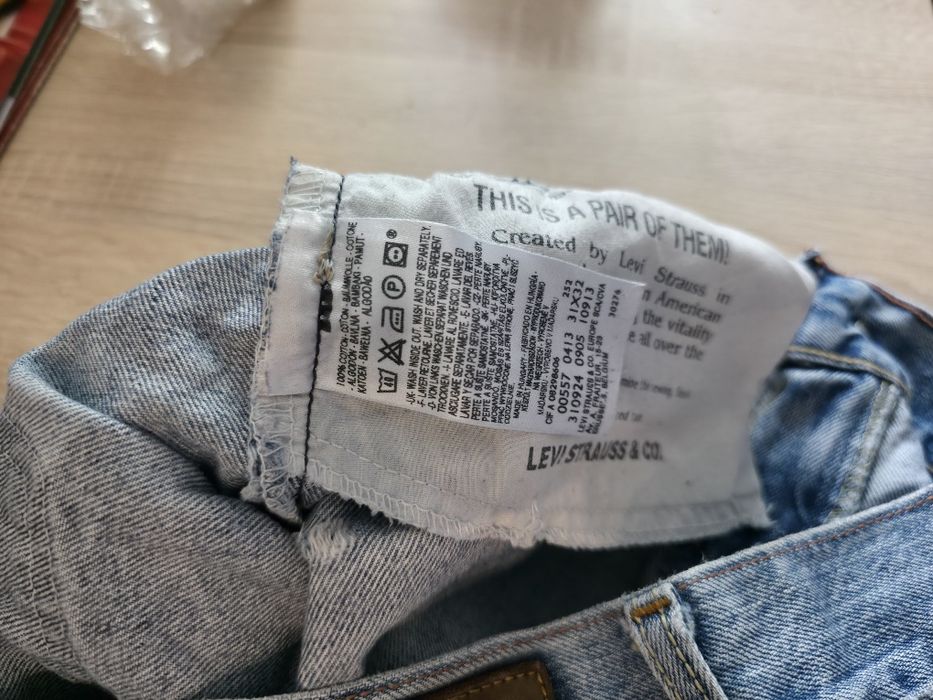 Jeansy Levis rozmiar M