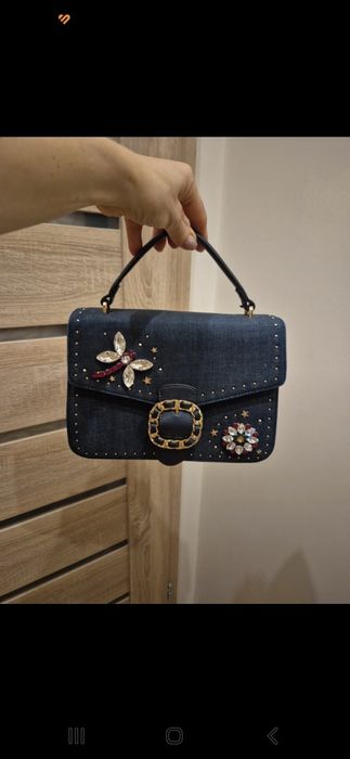 Liu Jo torebka do ręki z ozdobami z kamieni