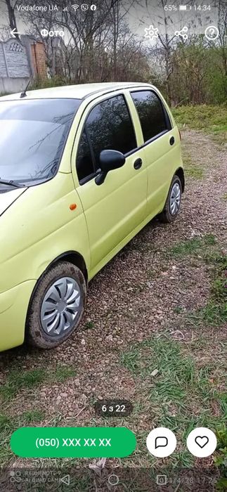 Продам    Daewoo Matiz 2006