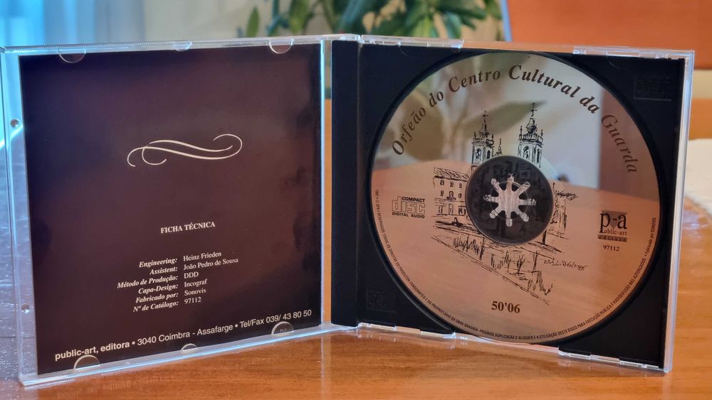 Vendo CD música "Orfeão - Centro Cultural da Guarda" !