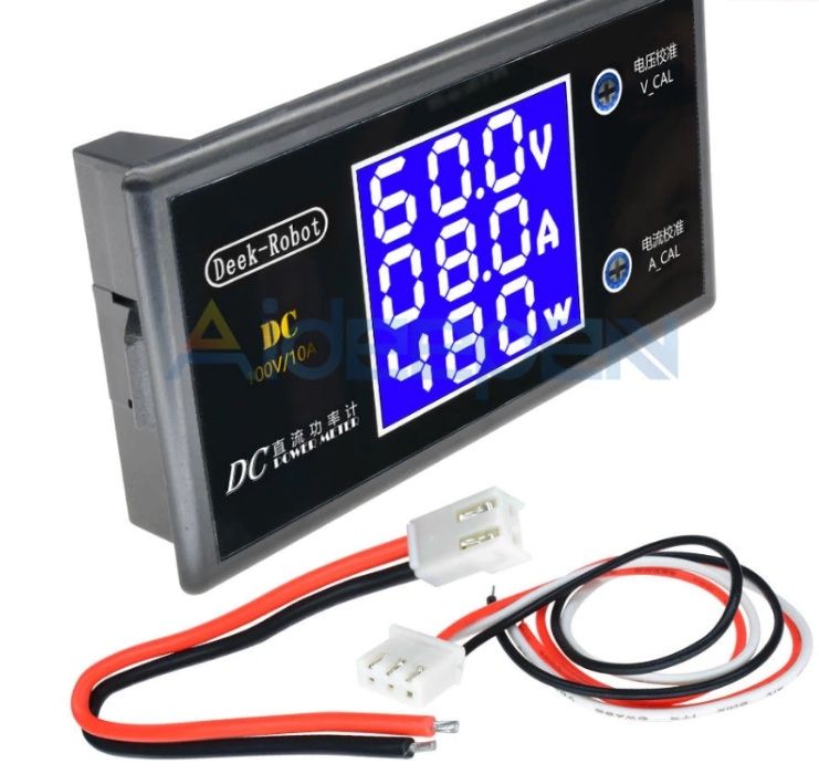 измерительный модуль. Вольтметр, Амперметр, ваттметр. мощность DC100V