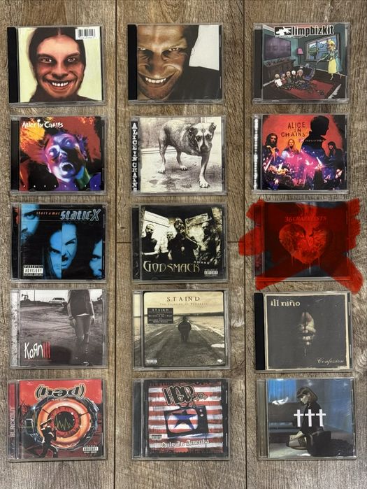 Продам CD. Alice In Chains, Limp Bizkit, Aphex Twin, Korn Nu Metal