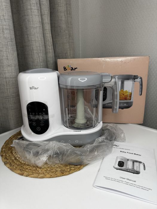 Пароварка/блендер Bear Baby Food Maker SJJ-R03B5-WHITE