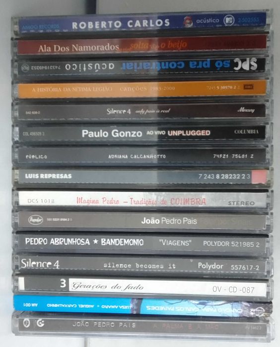 Lote 03. 15 CDs Originais Musica Portuguesa. Como Novos