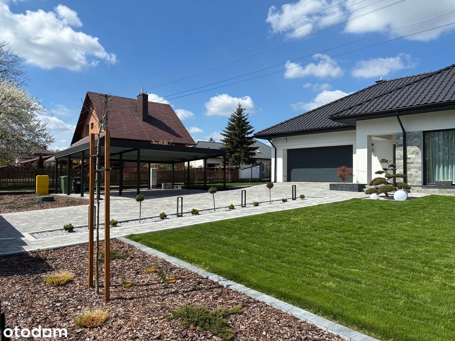 Na sprzedaż piękny, komfortowy dom parterowy z ogrodem