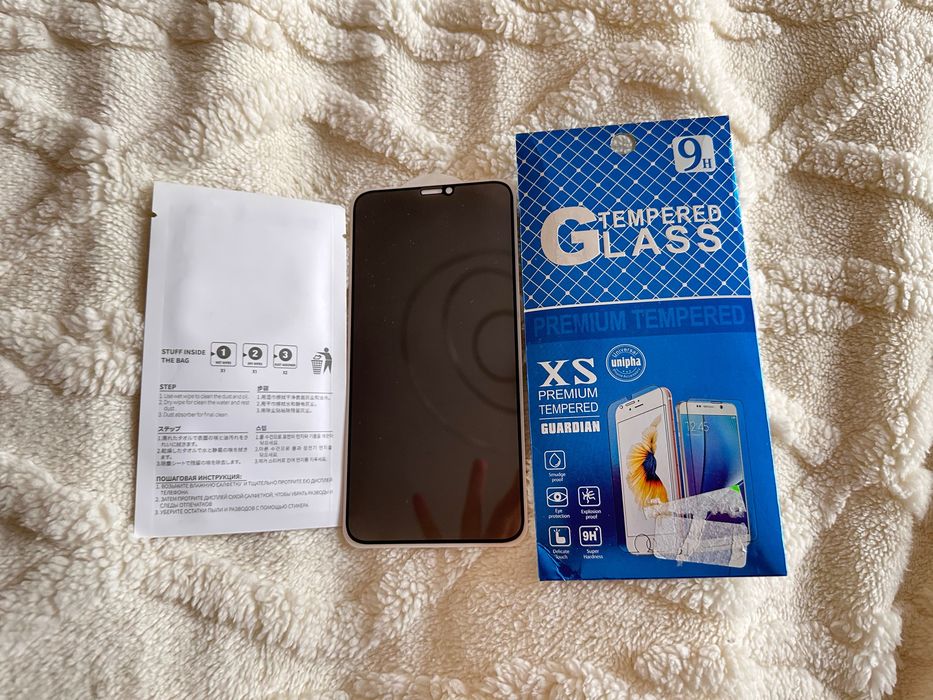 Защитное стекло для iPhone 11 Pro / X / XS Tempered Glass 1 штука