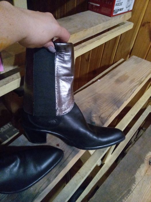 Сапоги жіночі Демі шкіра