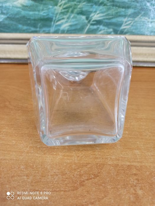 Kryształowy flakon / karafka z korkiem – szkło dekoracyjne