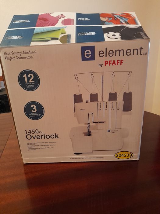 Máquina de costura overlock element pfaff