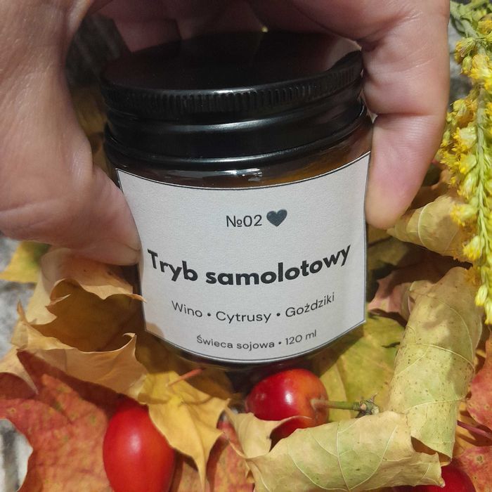 Zestaw świec sojowych handmade 2 szt. Eko jesień