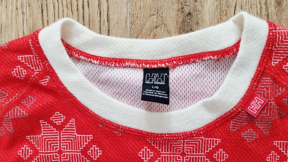 Bluzka termiczna wełniana Helly Hansen merino wool bielizna termoaktyw