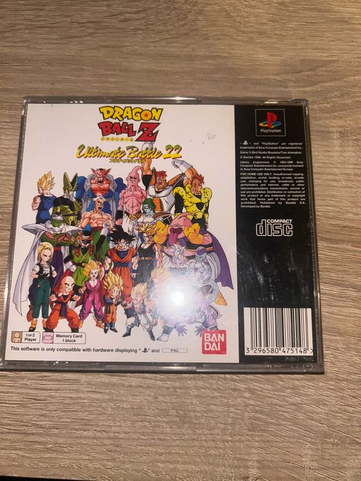 Dragon Ball Z Ultimate Battle 22 PS1 PSX PAL ENG komplet Black Label