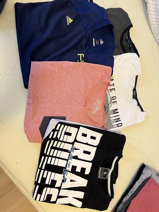 Mega paka ubrań męskich, chłopięcych