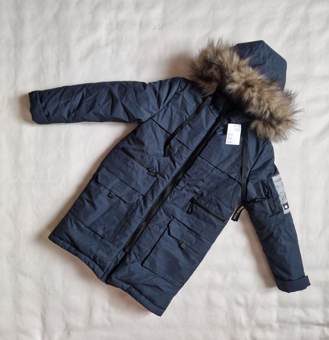 Зимова куртка парка Denny Kids хлопчик 11-12 р пуховик