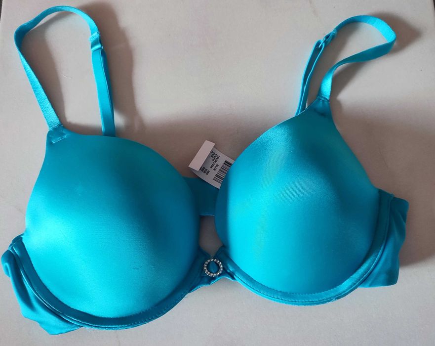 Nowy biustonosz (36B)80 B satyna Primark