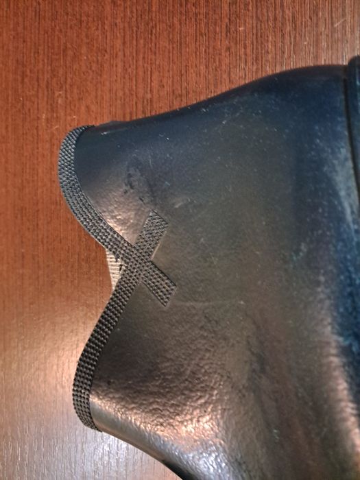 Резиновые полусапожки, по стельке 24